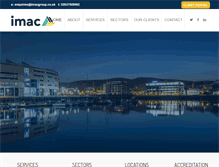 Tablet Screenshot of imacgroup.co.uk